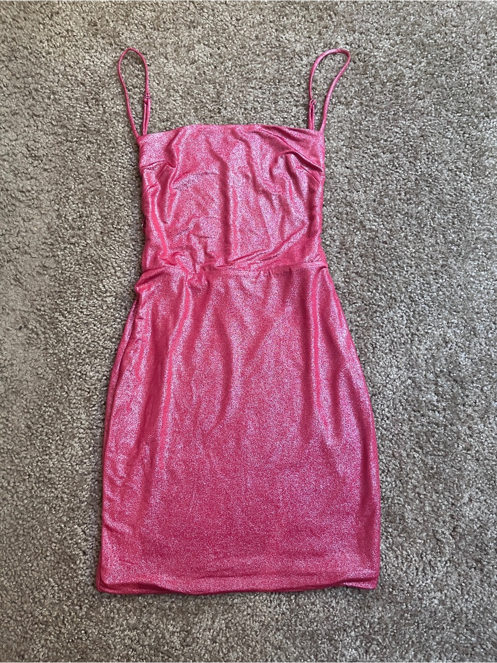 Lucy in the Sky Red Shimmer Dress